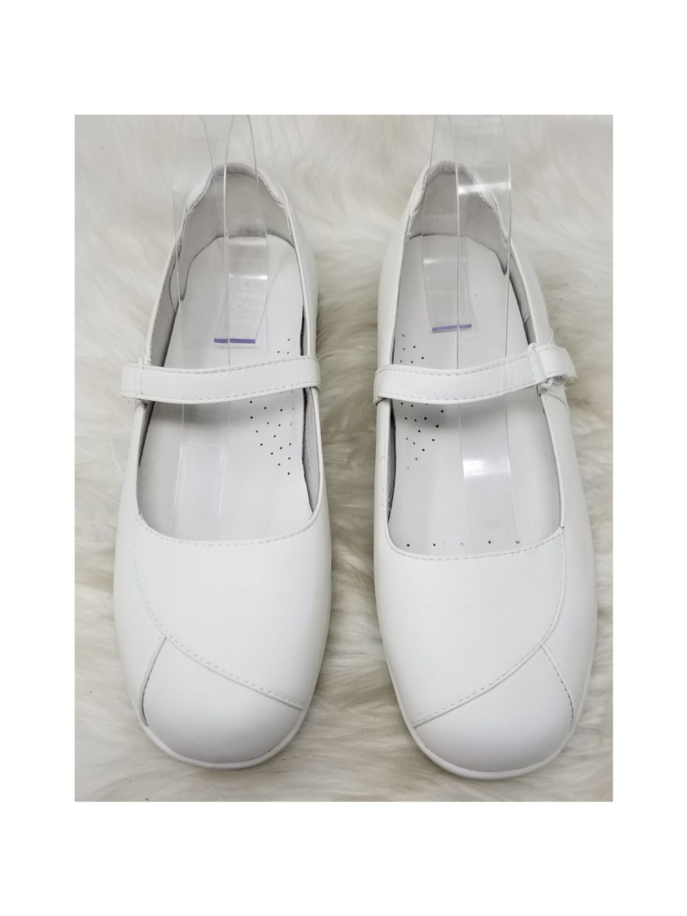 Propet White Mary Jane Nurse Medical Field Comfort Shoe 9.5